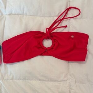 Red Bandeau Bikini Top only by Bamboo Island